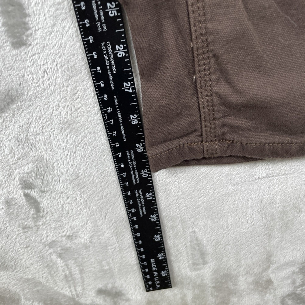 BUNDLE 2 PAIRS NWT Carhartt Fulton Pant Womens 4 Short Flannel Lined Canvas - Picture 7 of 15